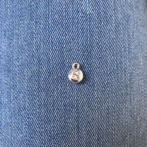 James Avery Pendant w/ Lab Created White Sapphire